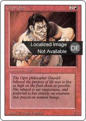 Magic: The Gathering - Grauer Oger - Revised Edition
