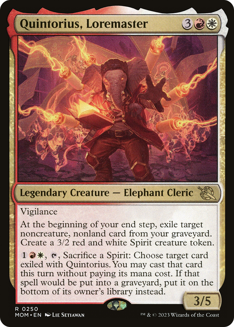 Magic: The Gathering - Quintorius, Loremaster - March of the Machine