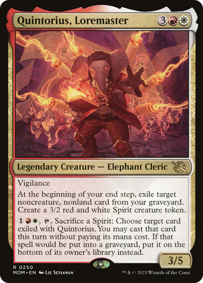 Magic: The Gathering - Quintorius, Loremaster - March of the Machine