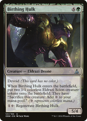 Magic: The Gathering - Birthing Hulk Foil - Oath of the Gatewatch