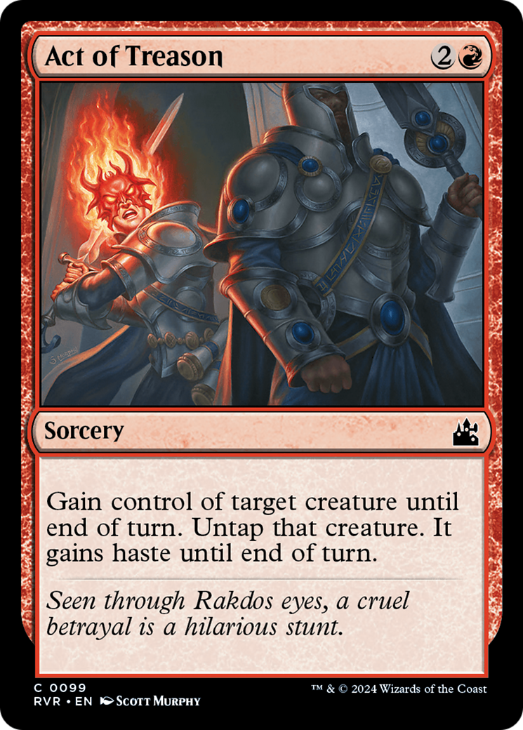 Magic: The Gathering - Act of Treason Foil - Ravnica Remastered