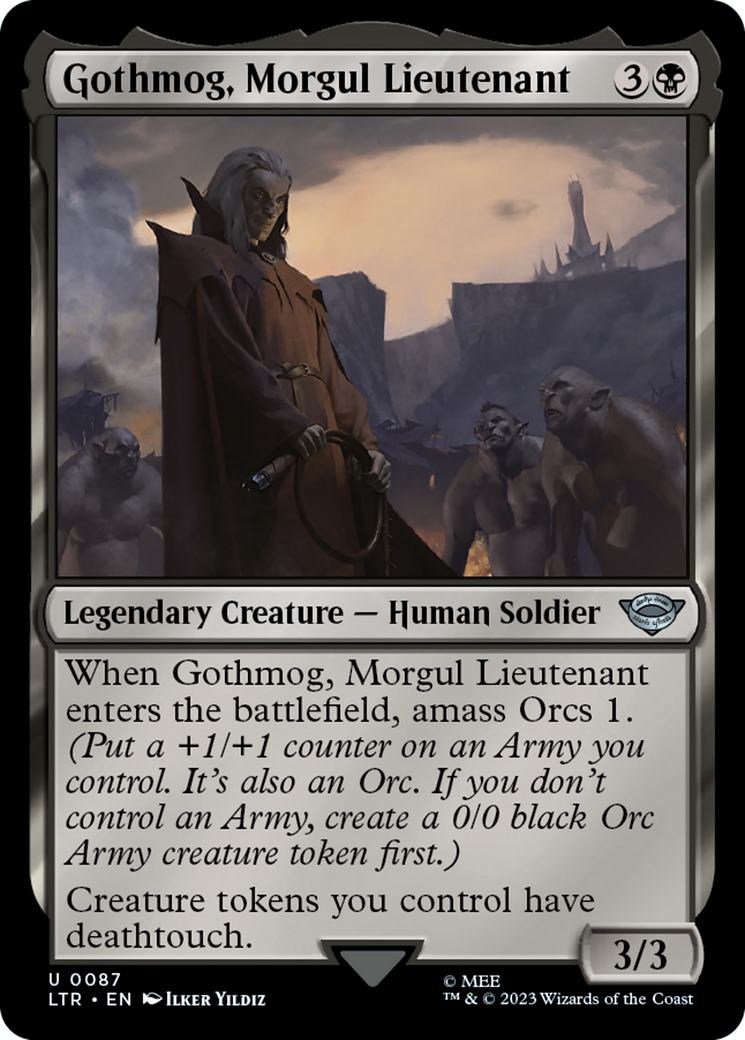 Magic: The Gathering - Gothmog, Morgul Lieutenant - The Lord of the Rings: Tales of Middle-earth