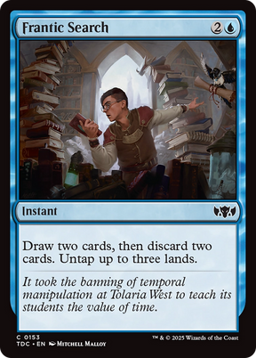Magic: The Gathering - Frantic Search - Tarkir: Dragonstorm Commander