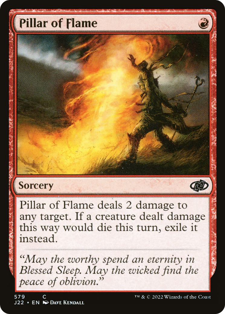 Magic: The Gathering - Pillar of Flame - Jumpstart 2022