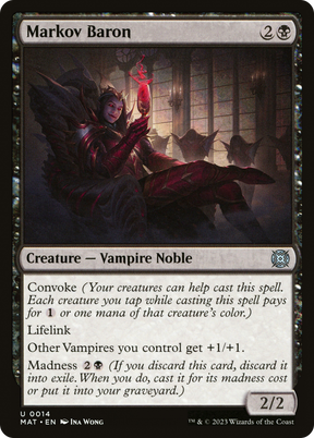 Magic: The Gathering - Markov Baron - March of the Machine: The Aftermath