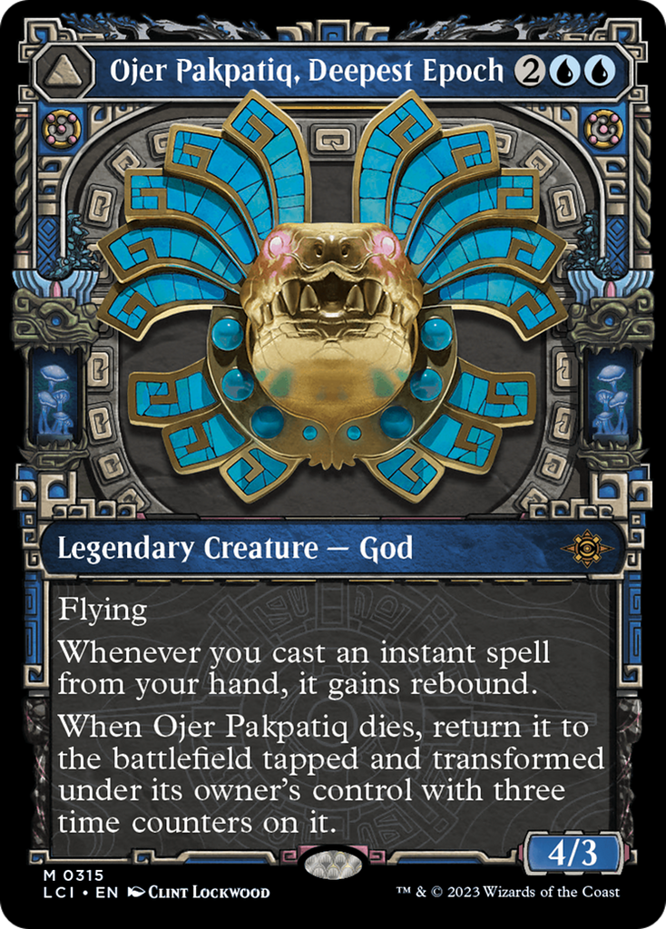 Magic: The Gathering - Ojer Pakpatiq, Deepest Epoch // Temple of Cyclical Time - The Lost Caverns of Ixalan