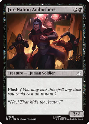 Magic: The Gathering - Fire Nation Ambushers - Avatar: The Last Airbender Eternal