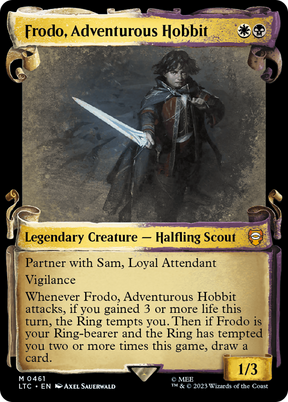 Magic: The Gathering - Frodo, Adventurous Hobbit Foil - Tales of Middle-earth Commander