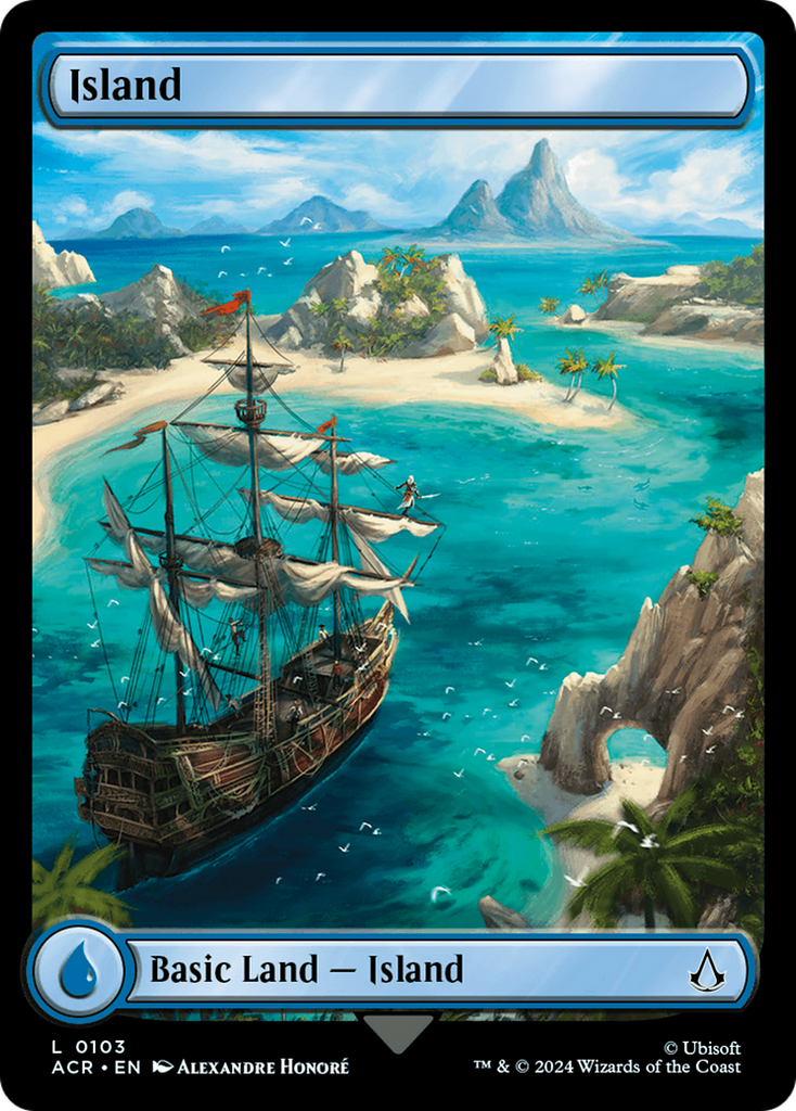 Magic: The Gathering - Island - Assassin's Creed