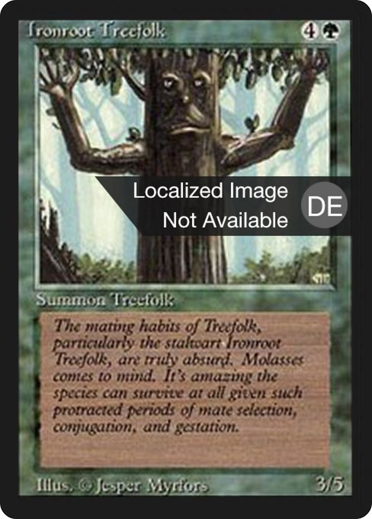 Magic: The Gathering - Baumvolk des Ehernen-Waldes - Foreign Black Border