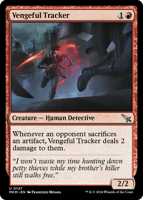 Magic: The Gathering - Vengeful Tracker - Murders at Karlov Manor