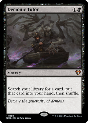 Magic: The Gathering - Demonic Tutor - Commander Masters
