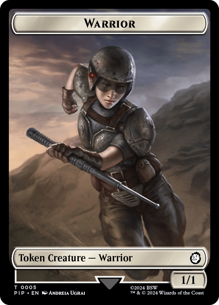 Magic: The Gathering - Warrior Token - Fallout Tokens