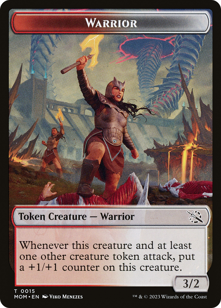Magic: The Gathering - Warrior Token - March of the Machine Tokens