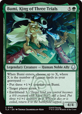 Magic: The Gathering - Bumi, King of Three Trials Foil - Avatar: The Last Airbender