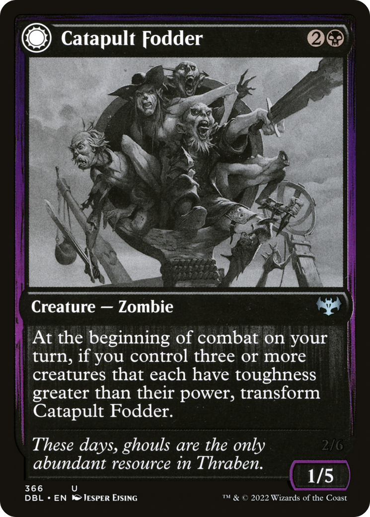 Magic: The Gathering - Catapult Fodder // Catapult Captain - Innistrad: Double Feature