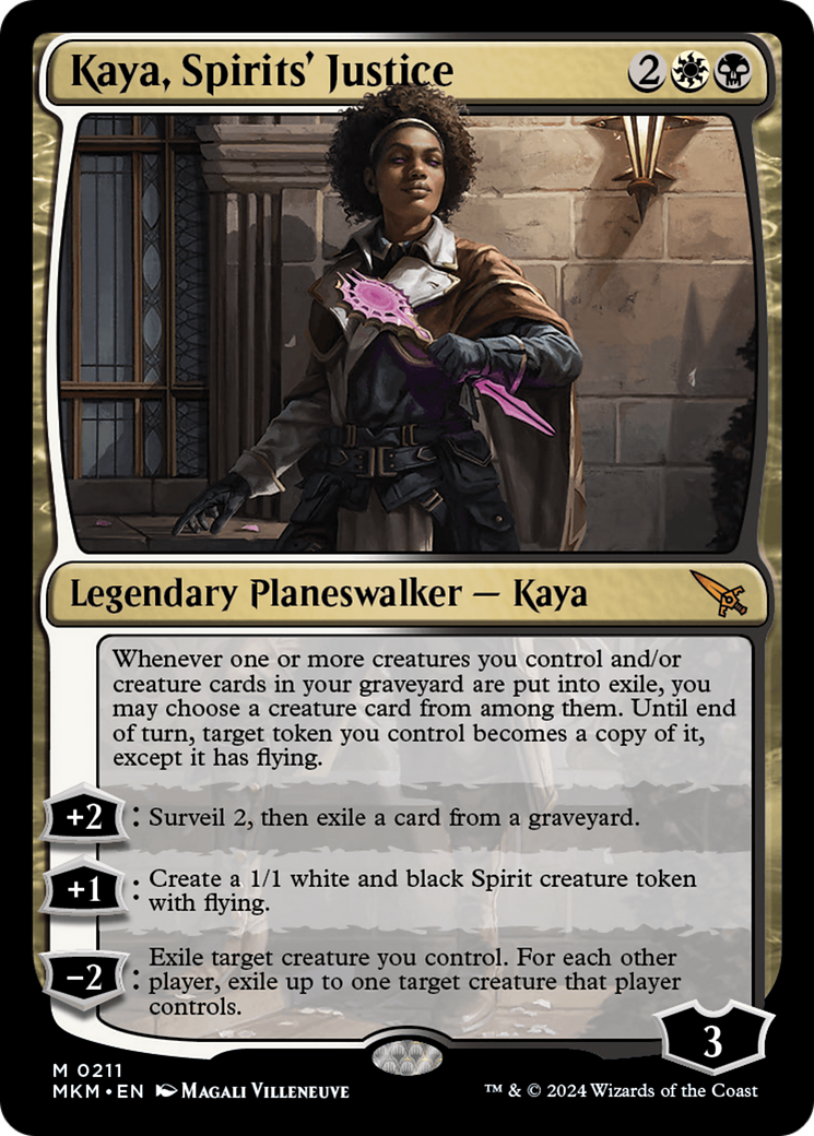 Magic: The Gathering - Kaya, Spirits' Justice - Murders at Karlov Manor