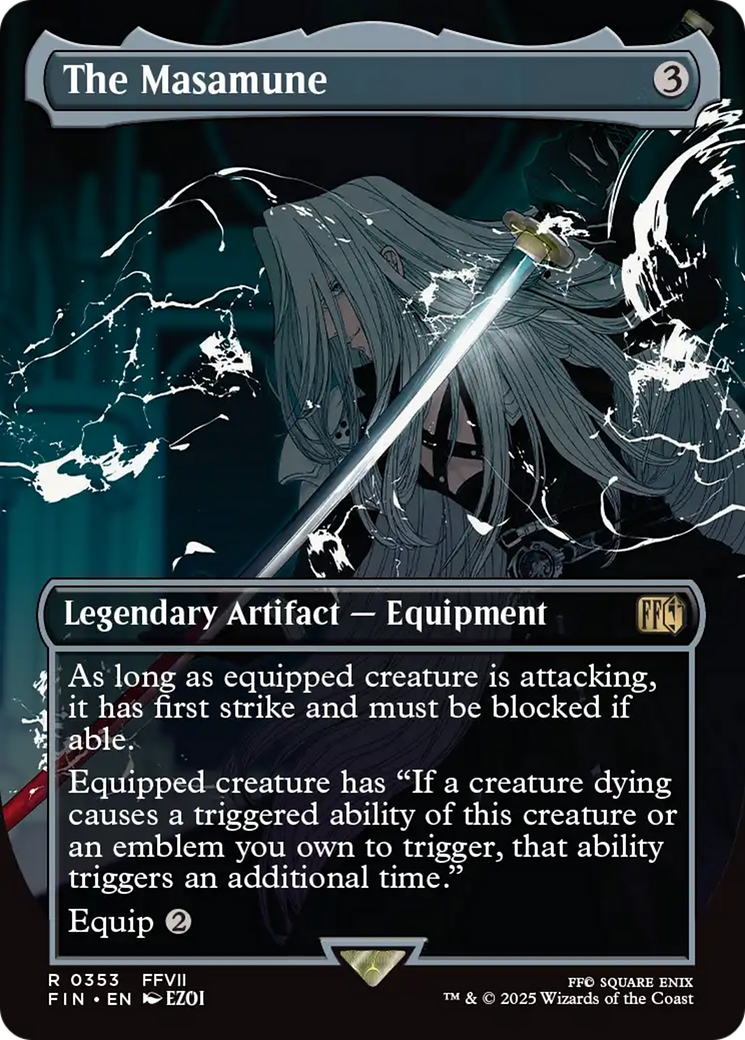 Magic: The Gathering - The Masamune Foil - Final Fantasy
