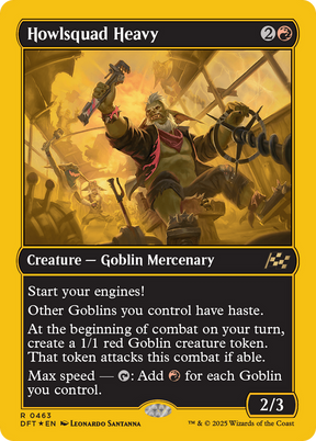 Magic: The Gathering - Howlsquad Heavy Foil - Aetherdrift