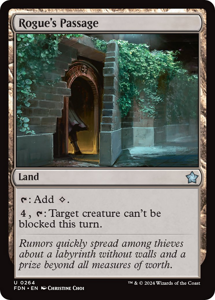Magic: The Gathering - Rogue's Passage Foil - Foundations