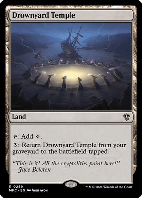 Magic: The Gathering - Drownyard Temple - Murders at Karlov Manor Commander