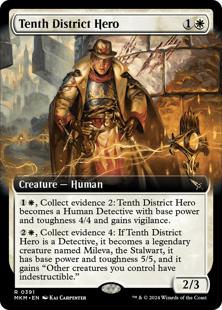 Magic: The Gathering - Tenth District Hero Foil - Murders at Karlov Manor
