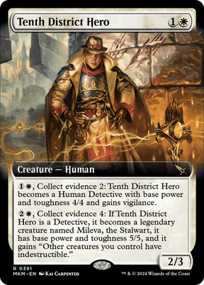 Magic: The Gathering - Tenth District Hero Foil - Murders at Karlov Manor