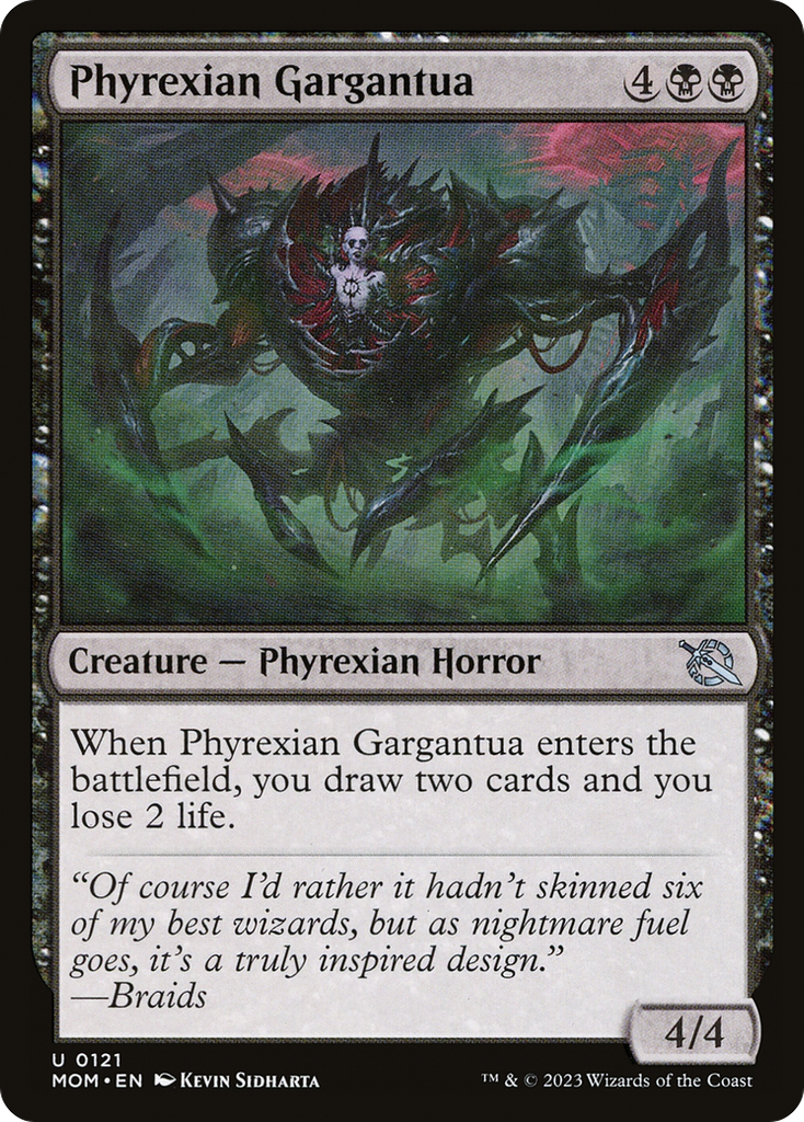 Magic: The Gathering - Phyrexian Gargantua Foil - March of the Machine