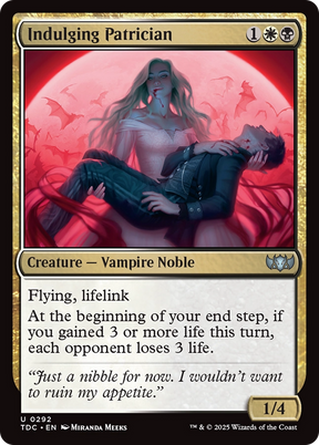 Magic: The Gathering - Indulging Patrician - Tarkir: Dragonstorm Commander