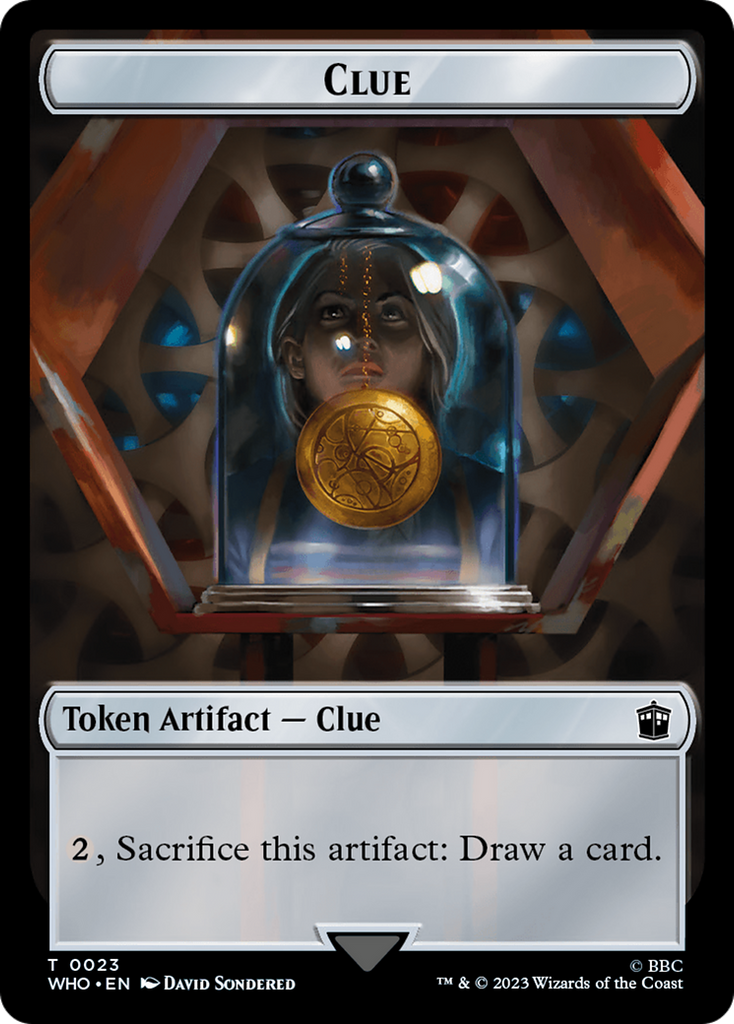 Magic: The Gathering - Clue Token - Doctor Who Tokens