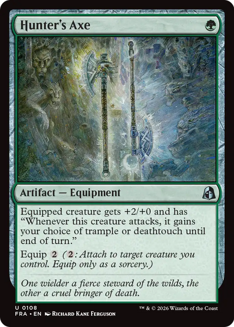 Magic: The Gathering - Hunter's Axe - Reality Fracture