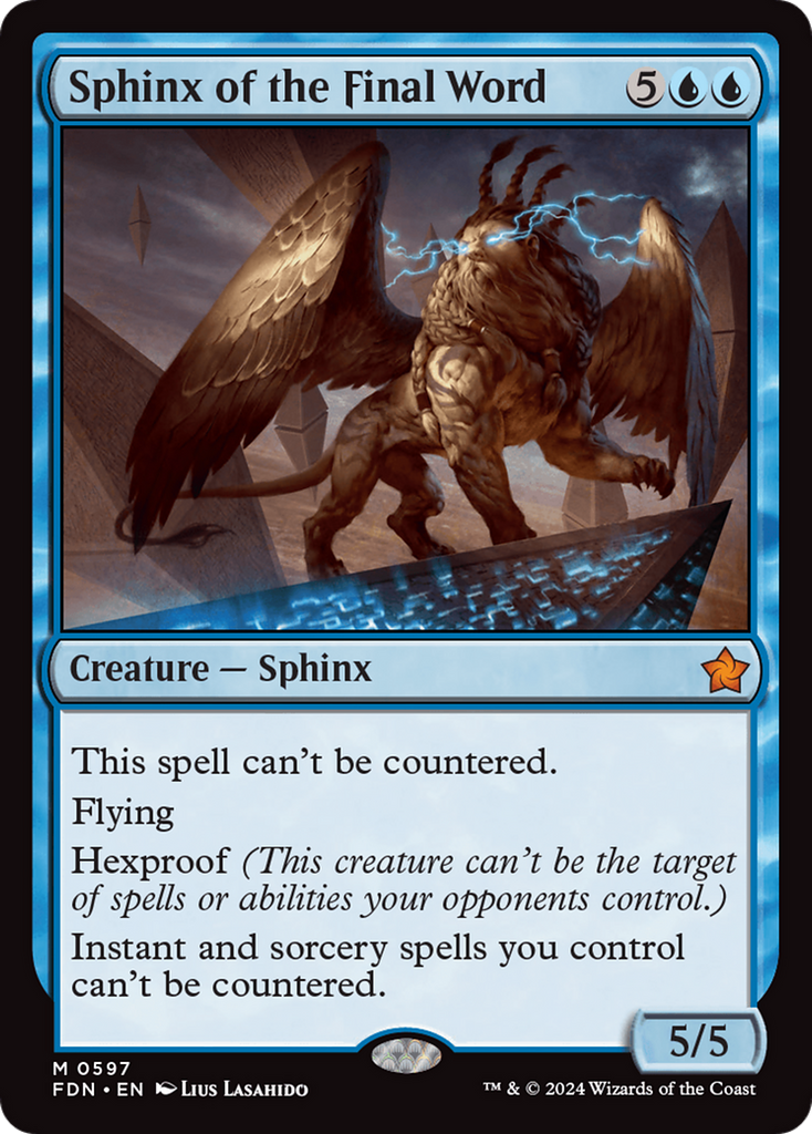 Magic: The Gathering - Sphinx of the Final Word - Foundations