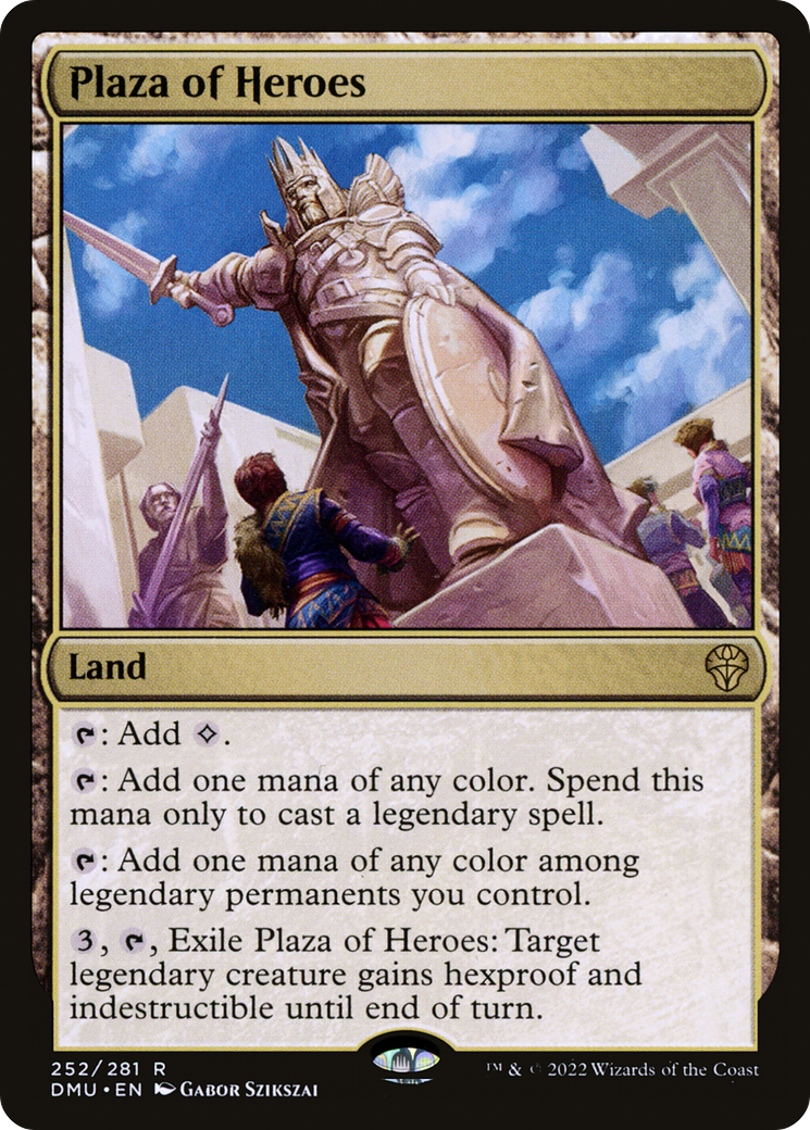 Magic: The Gathering - Plaza of Heroes Foil - Dominaria United