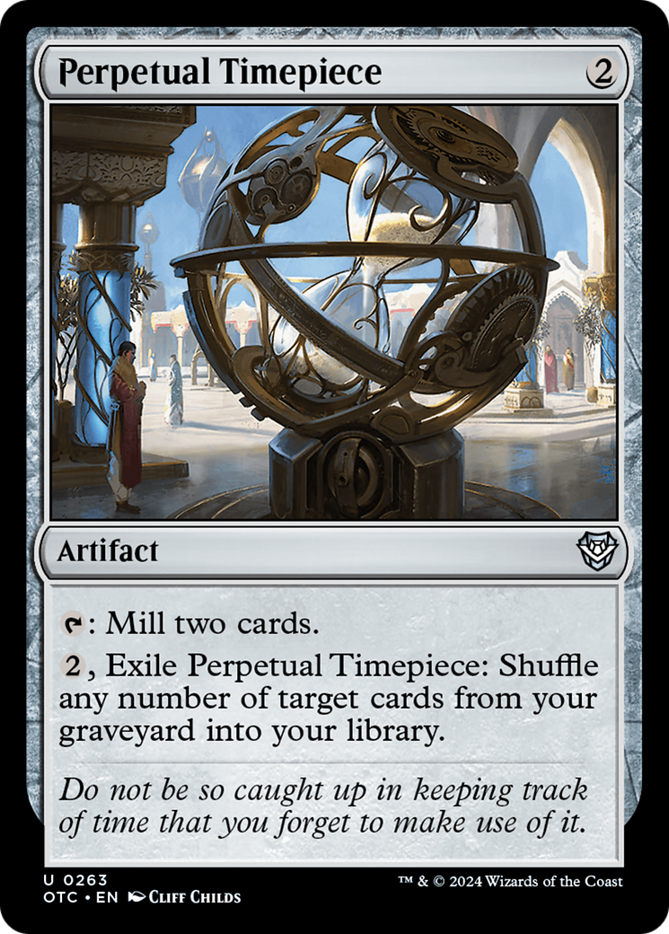 Magic: The Gathering - Perpetual Timepiece - Outlaws of Thunder Junction Commander