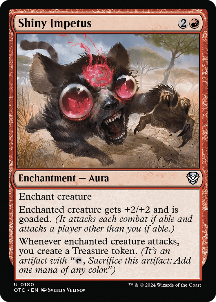 Magic: The Gathering - Shiny Impetus - Outlaws of Thunder Junction Commander