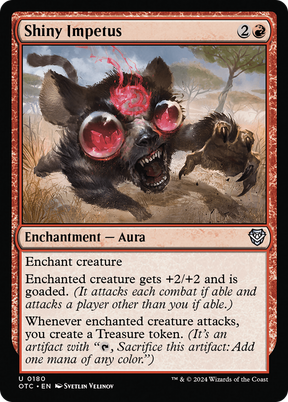 Magic: The Gathering - Shiny Impetus - Outlaws of Thunder Junction Commander