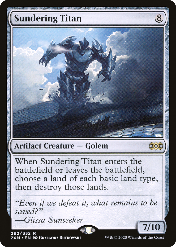 Magic: The Gathering - Sundering Titan Foil - Double Masters