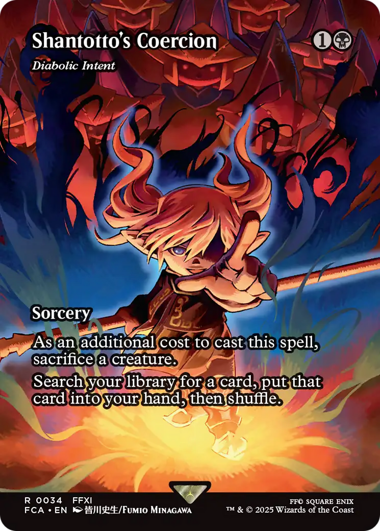 Magic: The Gathering - Diabolic Intent Foil - Final Fantasy: Through the Ages