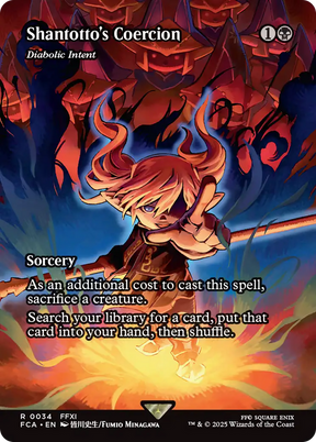 Magic: The Gathering - Diabolic Intent Foil - Final Fantasy: Through the Ages