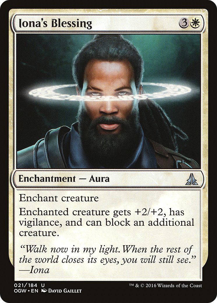Magic: The Gathering - Iona's Blessing Foil - Oath of the Gatewatch