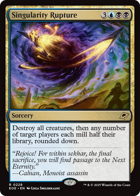 Magic: The Gathering - Singularity Rupture Foil - Edge of Eternities