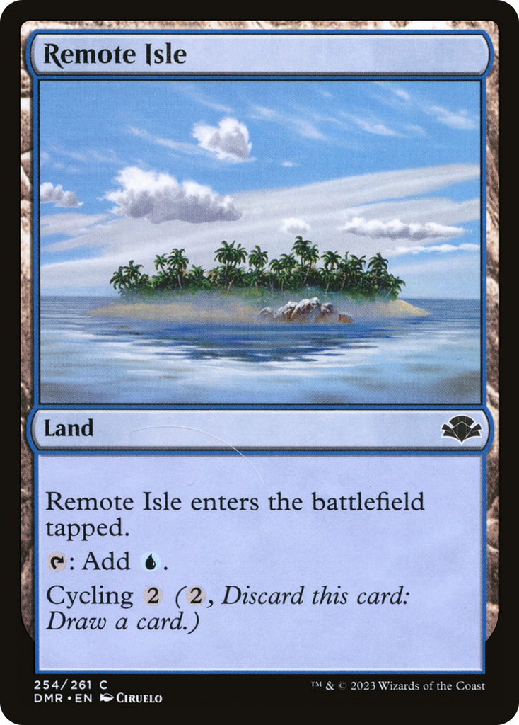 Magic: The Gathering - Remote Isle Foil - Dominaria Remastered