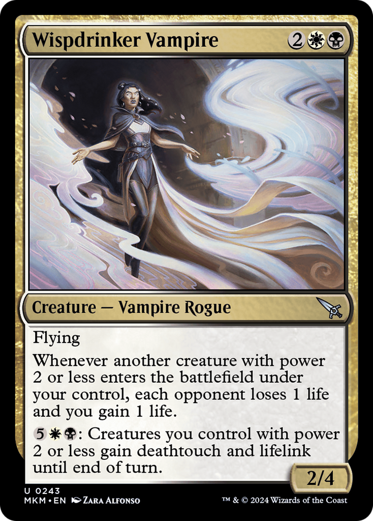 Magic: The Gathering - Wispdrinker Vampire Foil - Murders at Karlov Manor