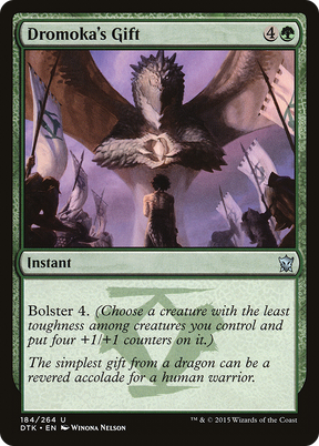 Magic: The Gathering - Dromoka's Gift Foil - Dragons of Tarkir