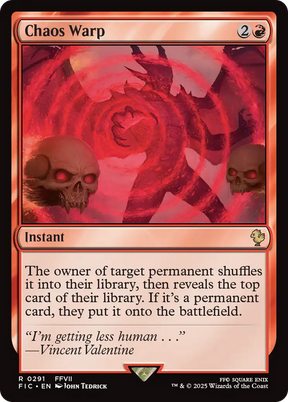 Magic: The Gathering - Chaos Warp - Final Fantasy Commander