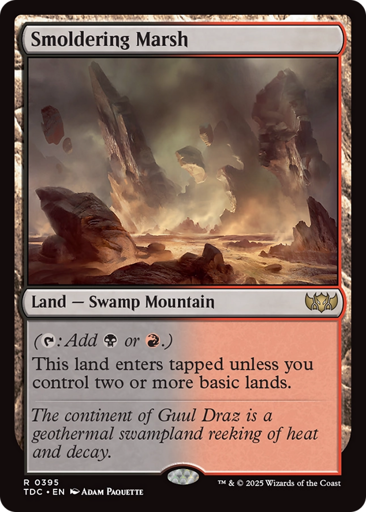 Magic: The Gathering - Smoldering Marsh - Tarkir: Dragonstorm Commander