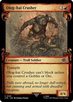 Magic: The Gathering - Olog-hai Crusher - The Lord of the Rings: Tales of Middle-earth