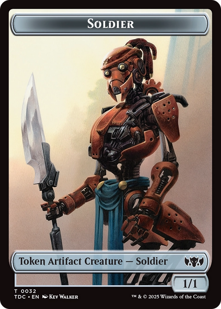 Magic: The Gathering - Soldier Token - Tarkir: Dragonstorm Commander Tokens