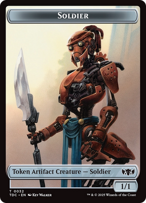 Magic: The Gathering - Soldier Token - Tarkir: Dragonstorm Commander Tokens