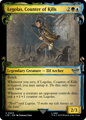 Magic: The Gathering - Legolas, Counter of Kills Foil - The Lord of the Rings: Tales of Middle-earth